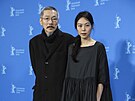 Hong Sang-soo a Kim Min-hee bhem Mezinárodního filmového festivalu Berlinale v...