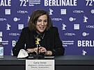 Carla Simon na tiskové konferenci bhem Mezinárodního filmového festivalu...