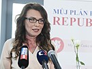 Prezidentka eské asociace povinných Denisa Rohanová vystoupila v Praze na...