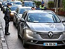 Belgická policie kontroluje nkolik velkých píjezdových cest do Bruselu. Obává...