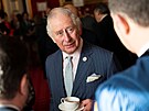 Princ Charles na recepci po udílení výroních cen královny za vyí a dalí...