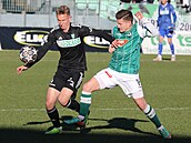 Utkn 21. kola prvn fotbalov ligy: MFK Karvin - FK Jablonec, 13. nora 2022...