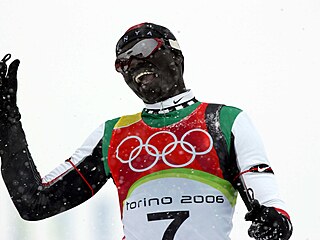 ZOH Turín 2006.  B�h na ly�ích, 15 km klasicky. Ke�an Philip Boit.