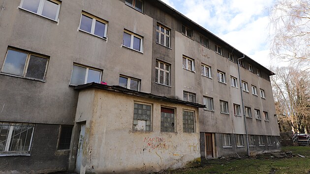 Ubytovna v ulici T. G. Masaryka ve Varnsdorfu.