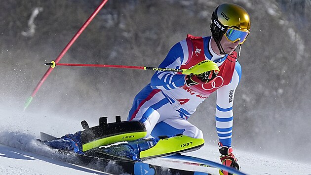 Francie slav olympijsk slalom. Dky pardnmu druhmu kolu si zlato zajistil Francouz Clement Nol. (16. nora 2022)
