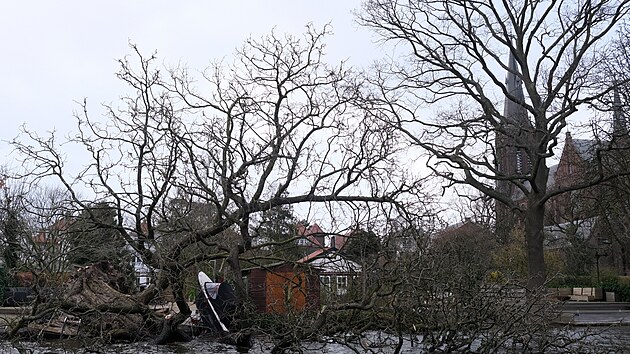 Bouře Eunice zasáhla Nizozemsko. (18. února 2022ú