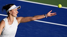 Barbora Krej�íková na turnaji v Dubaji