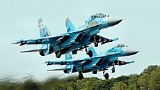 Letoun Su-27 vznikl jako protiváha úspěšnému americkému typu F-15 Eagle. Kvůli... | na serveru Lidovky.cz | aktuální zprávy