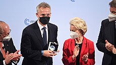 éf NATO Jens Stoltenberg na Mnichovské bzpenostní konferenci (19. února 2022)