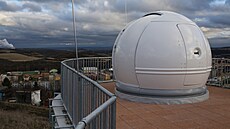 Sou�ástí objektu je i pozorovací plo�ina, z ní� je výhled na m�sto, funguje...