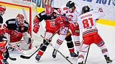 Utkání 52. kola hokejové extraligy: Mountfield Hradec Králové - HC Olomouc....