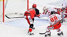 Utkání 52. kola hokejové extraligy: Mountfield Hradec Králové - HC Olomouc....