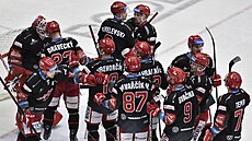Utkání 44. kola hokejové extraligy: HC Oceláři Třinec -  HC Dynamo Pardubice....