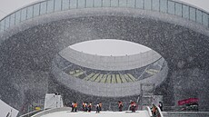 Snhová kalamita na ZOH v Pekingu 2022