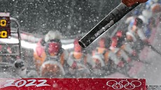Snhová kalamita na ZOH v Pekingu 2022