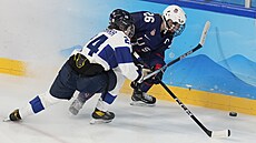 Olympijský turnaj en v ledním hokeji. Zápas USA - Finsko. (14. února 2022)