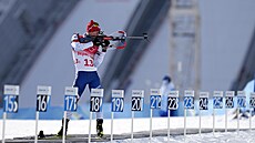 Momentka ze závodu štafet biatlonistů na olympijských hrách v Pekingu 2022. V... | na serveru Lidovky.cz | aktuální zprávy