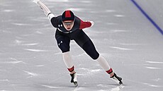 enský závod na 1000 metr. eka Nikola Zdráhalová v akci na ZOH v Pekingu...