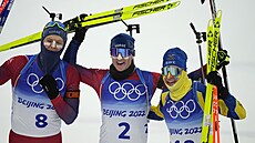 Johannes Bö získává tvrtou zlatou medaili na letoních olympijských hrách,...