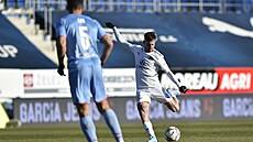 Utkání 21. kola první fotbalové ligy: 1. FC Slovácko - Slavia Praha, 13. února...