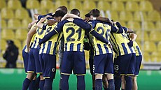 Fotbalisté Fenerbahce se hecují na duel v Konferen�ní lize proti Slavii.