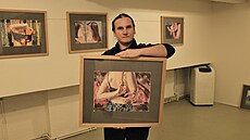 Malíř Aleš Hudeček nyní vystavuje na dvou místech v Ostravě. Výstava Vypravěčka...
