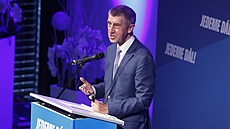 Andrej Babiš při volbě předsedy dostal 76 hlasů od 95 delegátů sněmu ANO, 13 se...