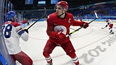 Ruský hokejista Vadim ipaov  (12. února 2022)