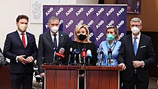 Tisková konference poslaneckého klubu hnutí ANO (16. února 2022)