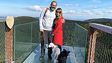 Karla a Vanilka. Díky t�mto dv�ma fenkám se Honza D�dek s Terezou poznali. 
