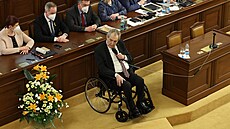 Prezident Milo Zeman na schzi Poslanecké snmovny k projednávání návrhu...