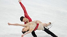 Olympijští vítězové v soutěži tanečních párů Gabriella Papadakisová a Guillaume...