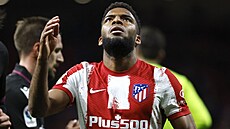 Thomas Lemar v dresu Atlética Madrid