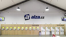 Platební boxy v showroomu spolenosti Alza