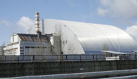 Jaderná elektrárna ernobyl na snímku z roku 2021