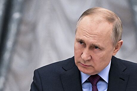 Ruský prezident Vladimir Putin (22. února 2022)