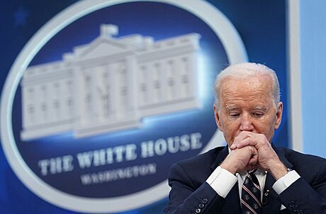 Americký prezident Joe Biden promluvil k národu v souvislosti s konfliktem mezi...