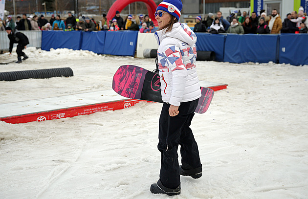 Snowboardistka Pančochová byla třetí v kvalifikaci na Světový pohár v Big Airu