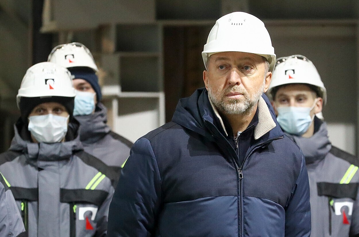 Ruský miliardá� Oleg D�ripaska na snímku z roku 2021