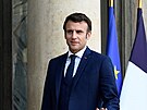 Francouzský prezident Emmanuel Macron (28. února 2022)