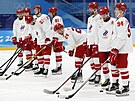 Rusové na rozcvice ped olympijským finále