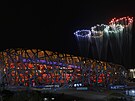 Olympijské hry v Pekingu koní. Zimní sportovní svátek uzavírá slavnostní...