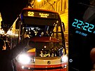Jízda tramvají 22 ve 22:22:22 22. 2. 2022