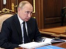 Ruský prezident Vladimir Putin v Kremlu (29. listopadu 2021)
