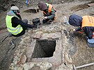 Przkum se odehrává v horní ásti jihlavského Masarykova námstí. Archeologové...