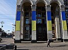 Ukrajinské hlavní msto Kyjev po konci zákazu vycházení (28. února 2022)