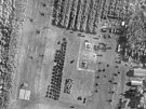 Satelitní snímky spolenosti Maxar ukazují pipravených 150 ruských vrtulník...