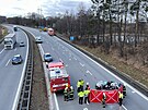 Tragick� dopravn� nehoda na d�lnici D1. (22. �nora 2022)