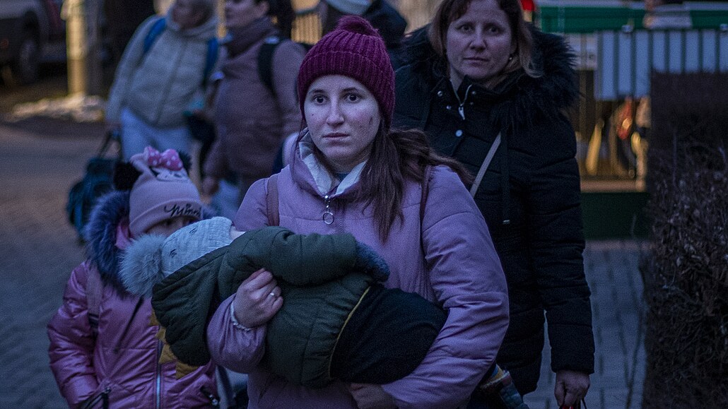 Pechod Ubla na hranici mezi Slovenskem a Ukrajinou. Uprchlíci nali útoit v...