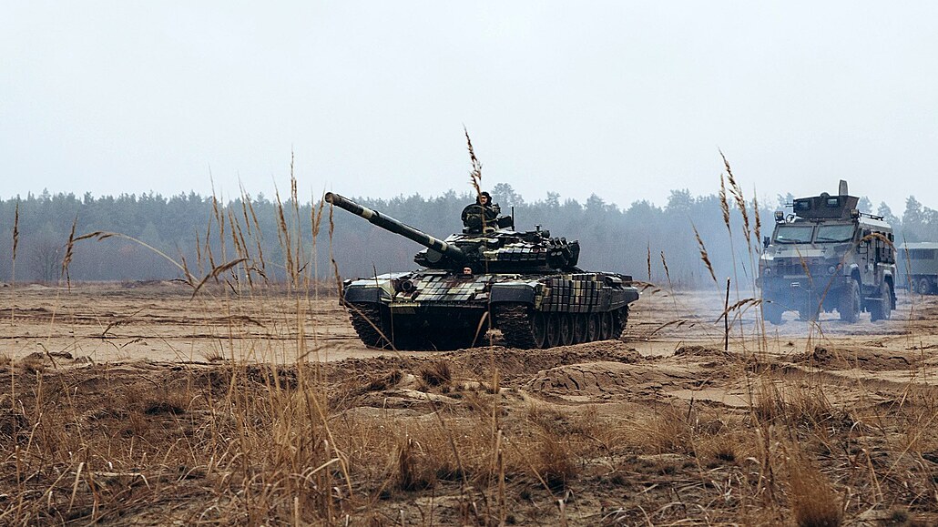 Ukrajinský tank T-72